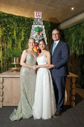 Silvana González, Flavia Cuevas y Alejandrino Cuevas