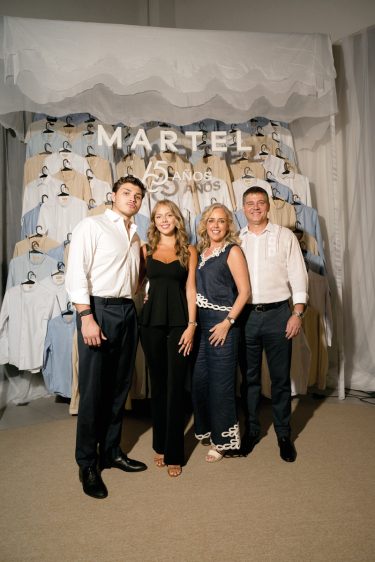 Enzo Felippo, Paulina Peña, Verónica Gómez y Manuel Peña.