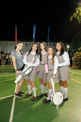 Ana Paula Rodríguez, Lucía Pederzani, Belén Vera, Hanna Troche y Valentina Barreto.